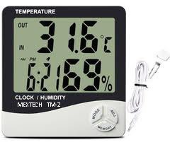 MEXTECH Digital Thermo/Hygrometer with Clock